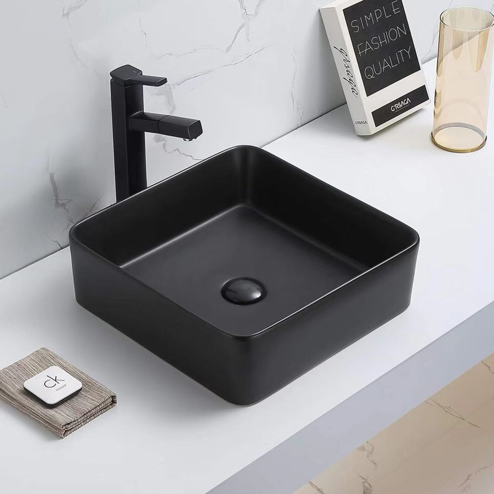 PA3636MB Above Counter Basin 360*360*110mm Matt Black