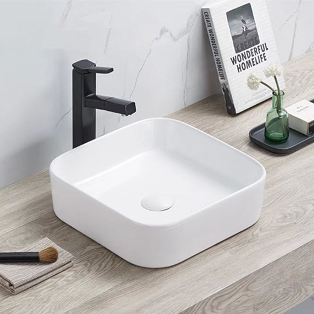 PA3711 Above Counter Basin 375*375*110mm Gloss White