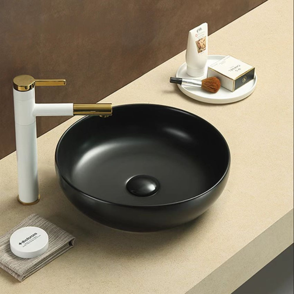 PA37378MB Above Counter Basin 370*370*110mm Matt Black