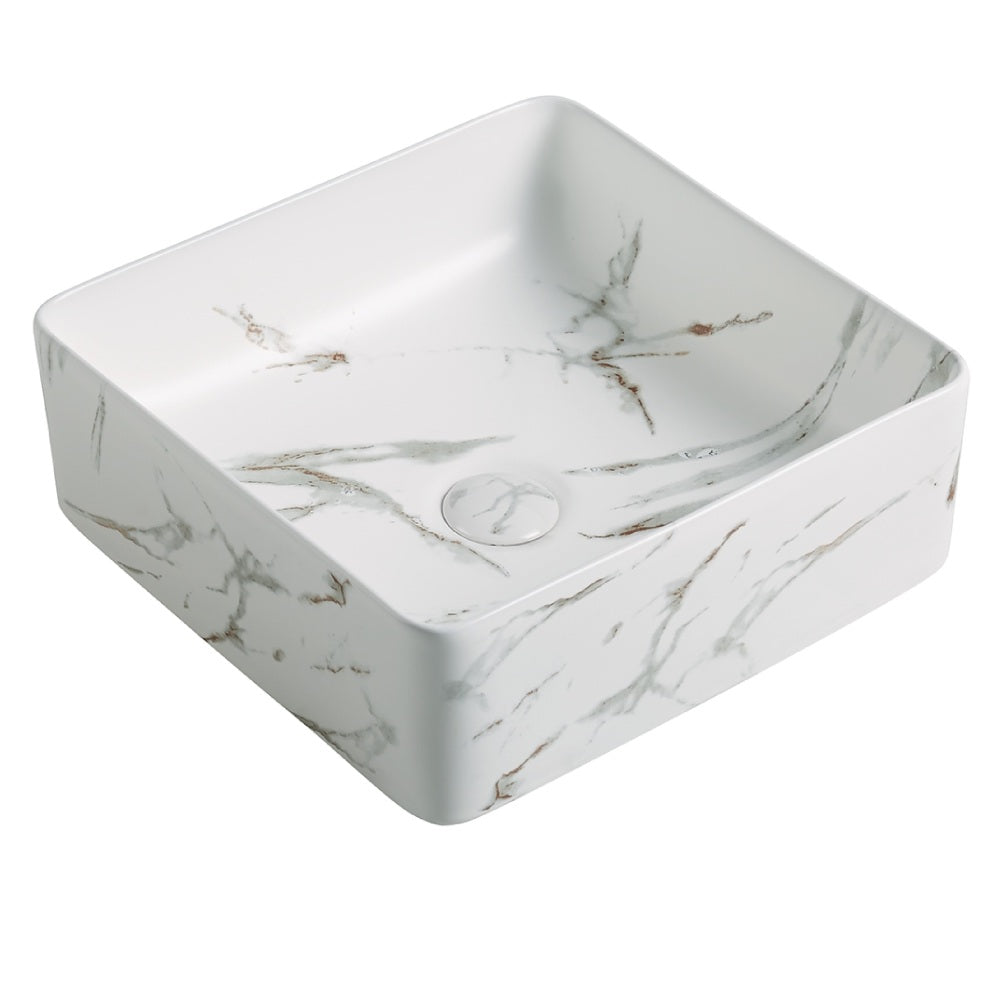 PA3737CRA Above Counter Basin 360*360*130mm White Carrara