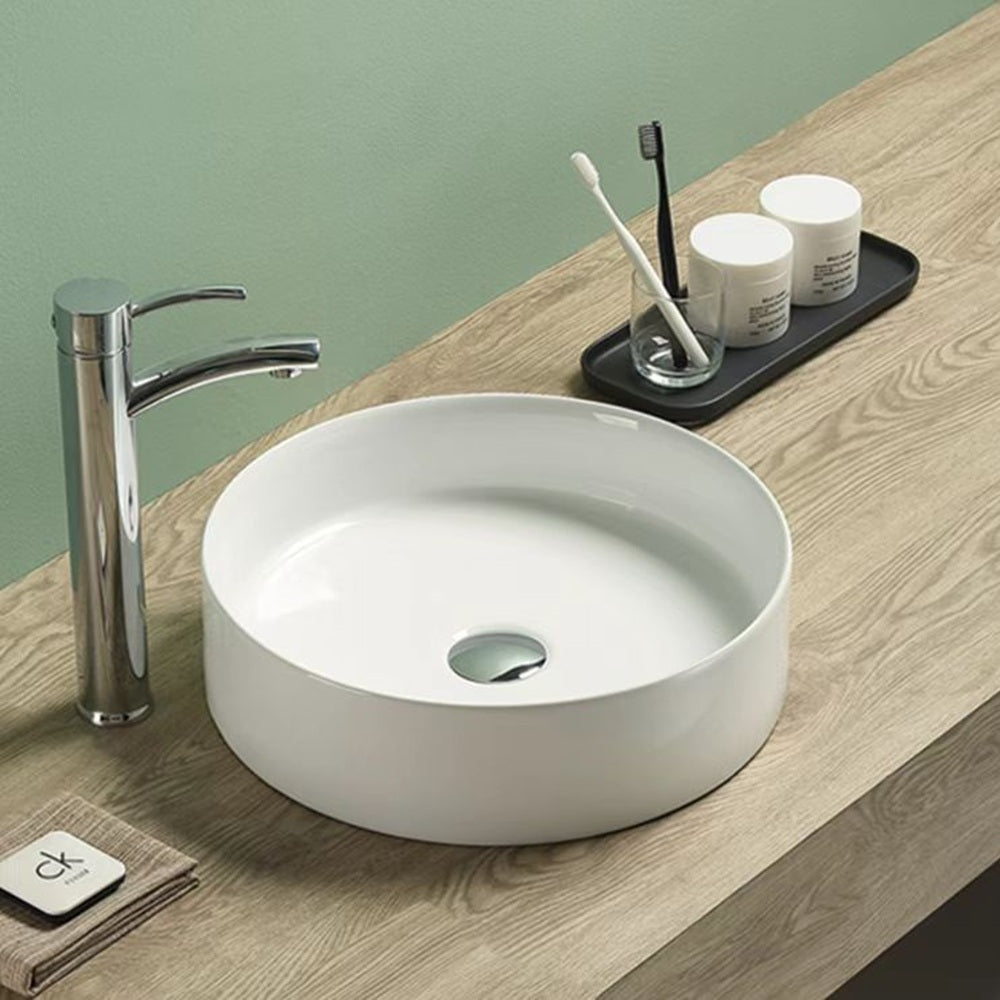 PA3911 Above Counter Basin 394*394*115mm Gloss White