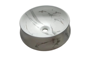 PA4014CRA Above Counter Basin 400*400*140mm White Carrara