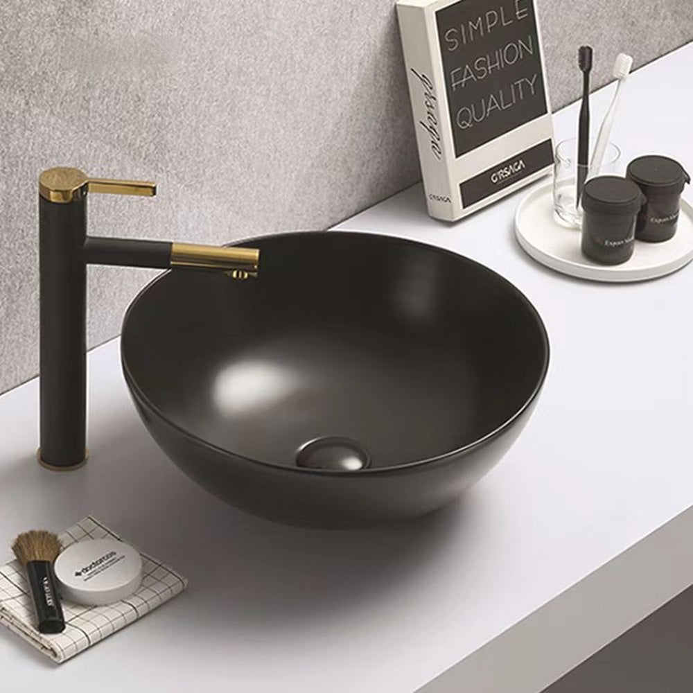 PA4040MB Above Counter Basin 405*405*145mm Matt Black
