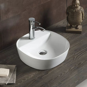 PA4040TH Above Counter Basin 400*400*120mm Gloss White