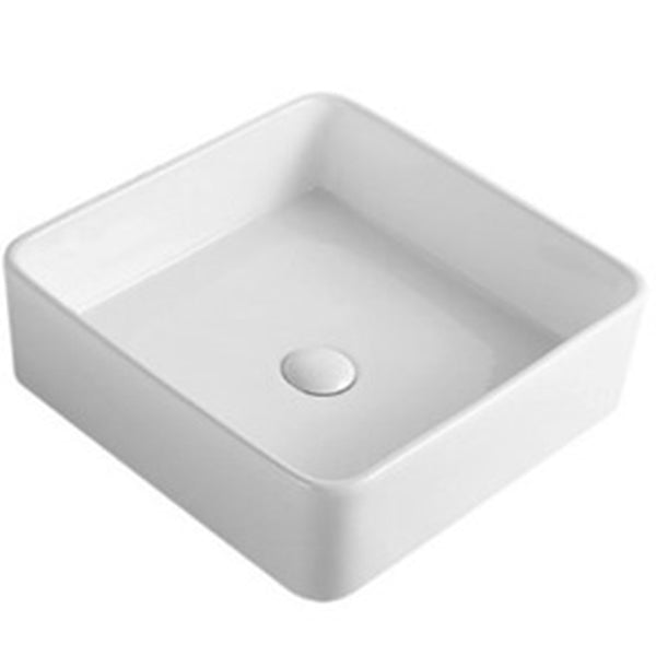 PA4141 Above Counter Basin 415*415*135mm Gloss White