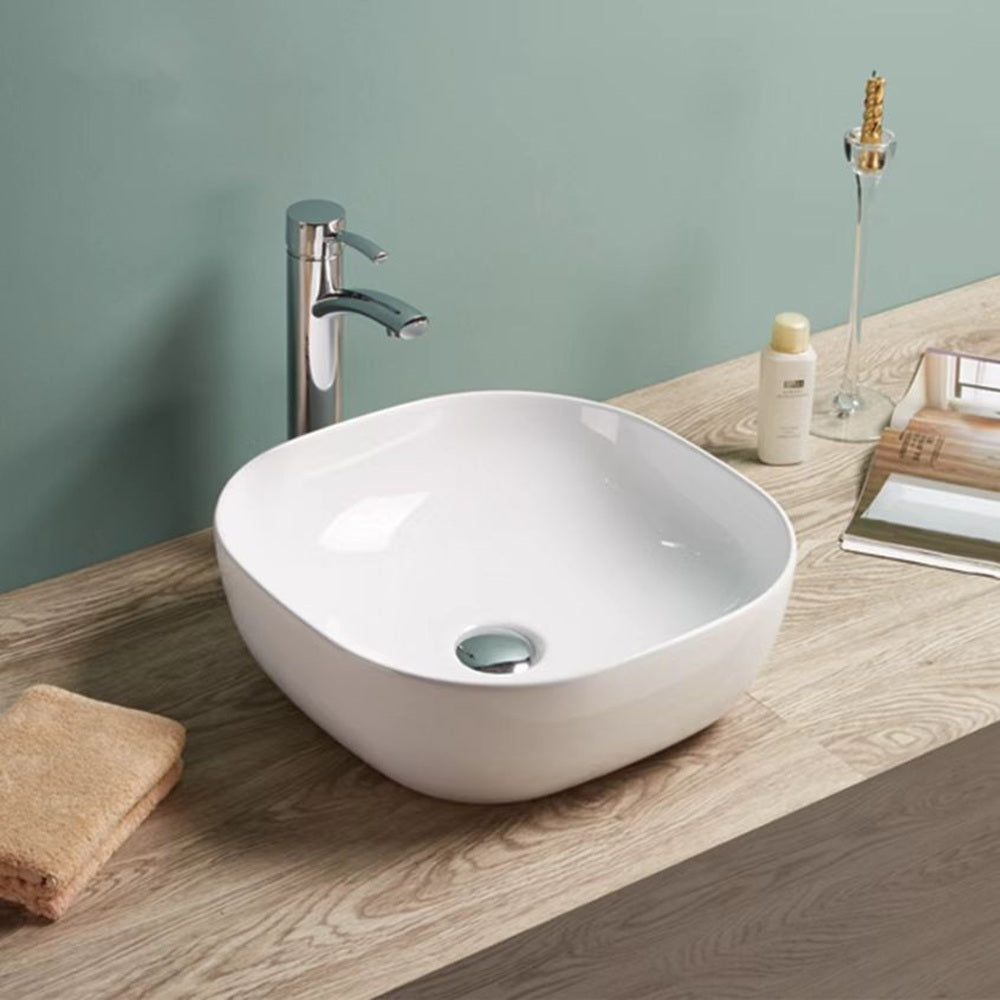 PA4242 Above Counter Basin 415*415*145mm Gloss White