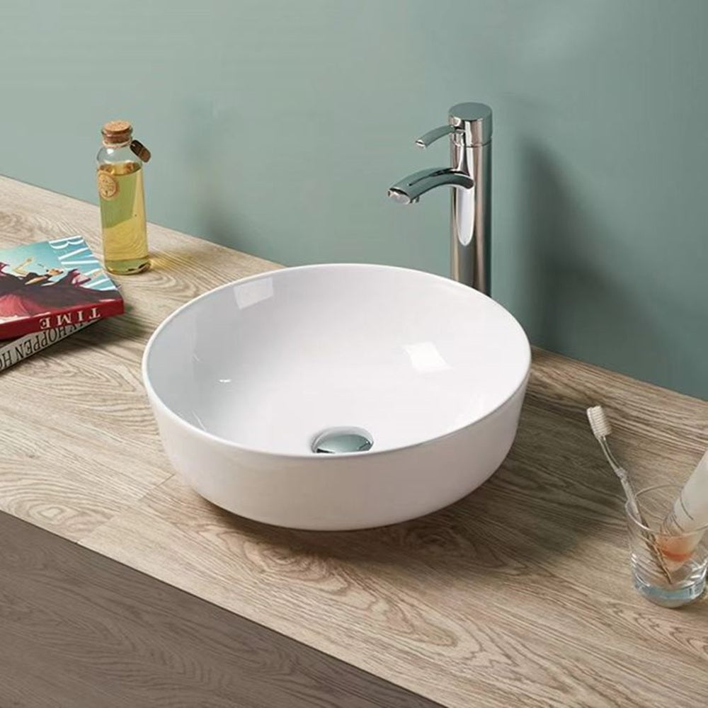 PA4242R Above Counter Basin 420*420*140mm Gloss White