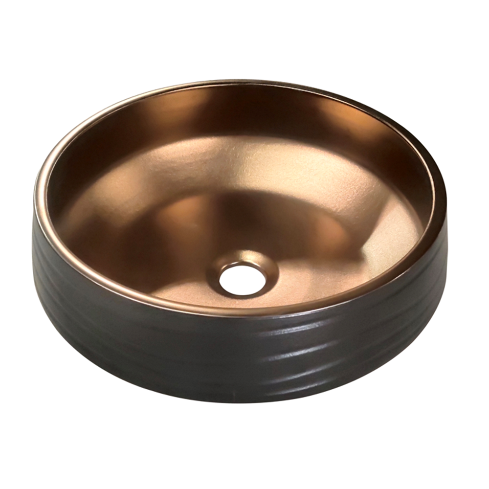 PA4343BC Above Counter Matte and Copper Art Basin 410*410*150mm