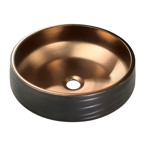 PA4343BC Above Counter Matte and Copper Art Basin 410*410*150mm