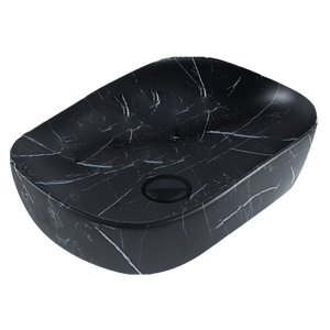 PA4632MBM Above Counter Basin 465*320*135mm Black Carrara