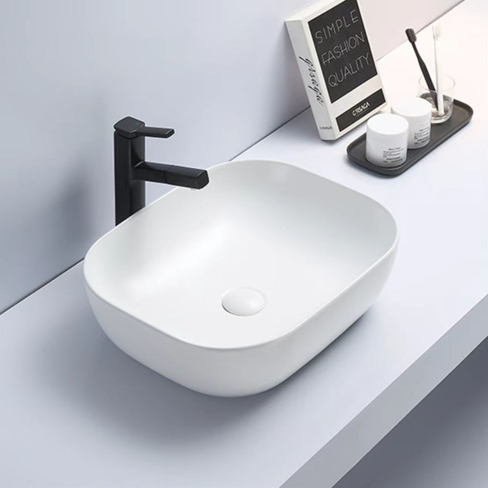 PA4939MW Above Counter Basin 505*405*140mm Matt White