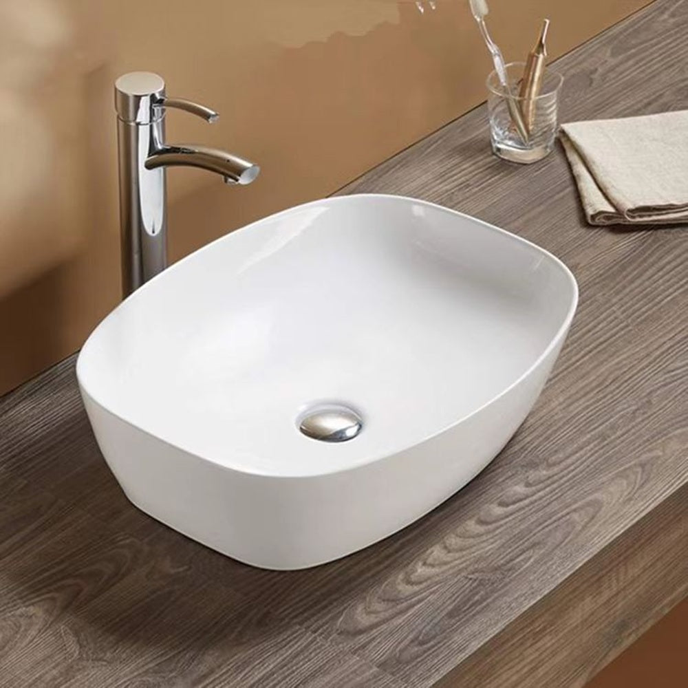 PA50385 Above Counter Basin 505*385*135mm Gloss White