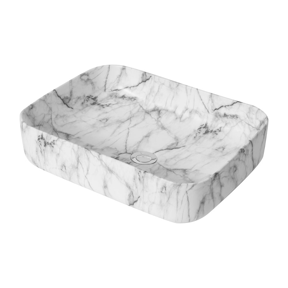 PA5039CRA Above Counter Basin 500*390*130mm White Carrara