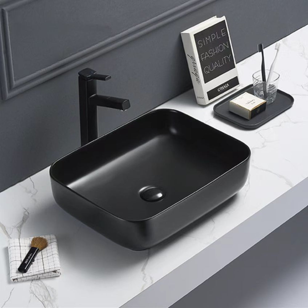 PA5039MB Above Counter Basin 500*390*130mm Matt Black