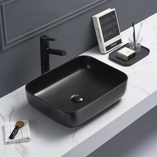 PA5039MB Above Counter Basin 500*390*130mm Matt Black