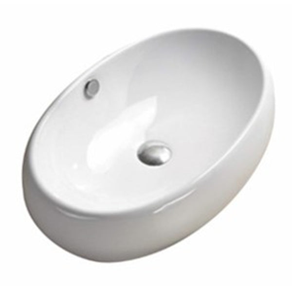 PA6040 Above Counter Basin 600*400*150mm Gloss White With Overflow