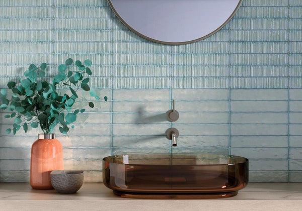 DSS Tile PAM0043 AURISTELLA VERDE GLOSS SUBWAY 50X250MM