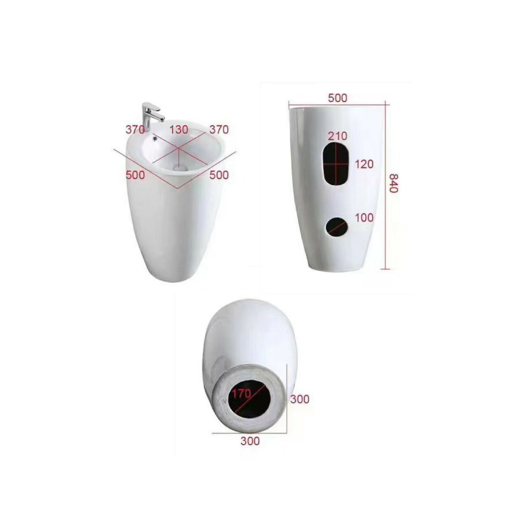 PF5551 Free-Standing Basin 840*500mm