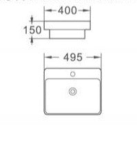 PI5040-TH Insert Basin 495*400*195mm
