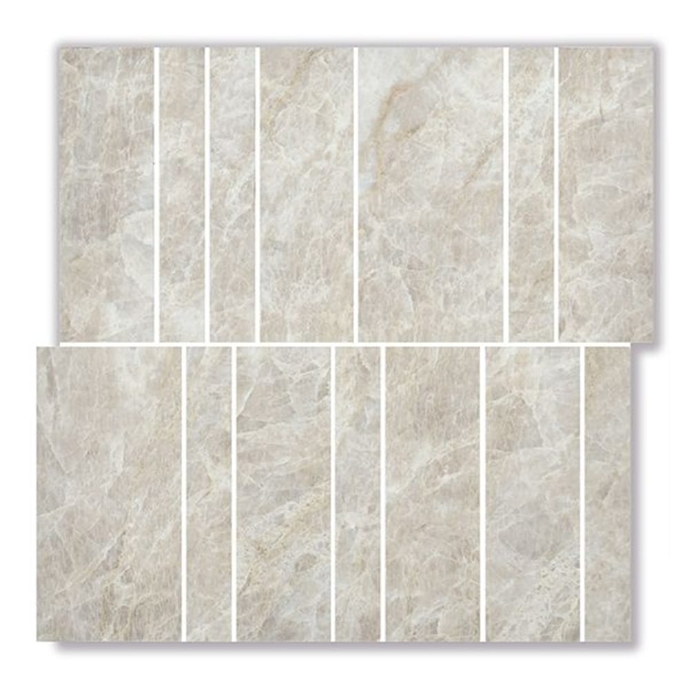 EV Tile PM-EMTJM-NBK-H Euromarmo Mosaic Taj Mahal Nova Brick 300x300x10 Honed