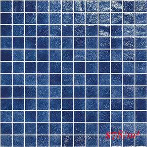 PM GN100 SQ 25X25MM GENUINE 100 DARK BLUE (Sheet Size 311X311MM) Spain Made