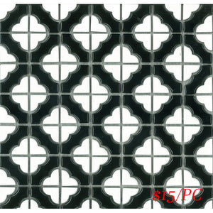 POP003 RL-235 POPPY FLOWER GLOSS WHITE 40X40MM (300X300MM PER SHEET)