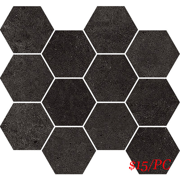 PRD GRA30HEX PARADIGM GRAPHITE HEXAGON MOSAIC 300X300MM