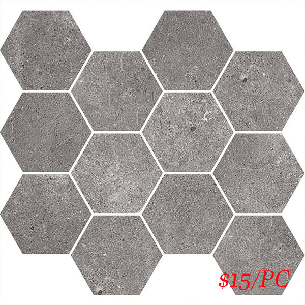 PRD GRY30HEX PARADIGM GREY HEXAGON MOSAIC MATT 300X300MM