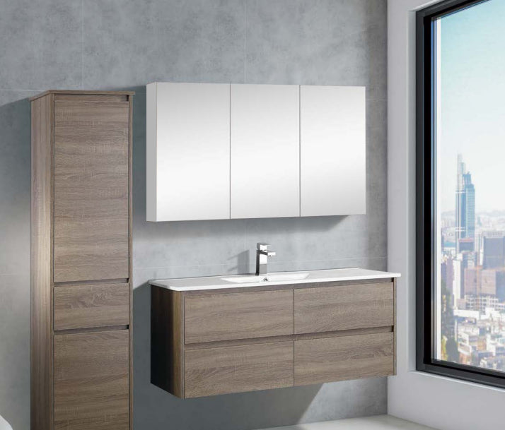 PSH-12075MW Brighton Collection Mirror Shaving Cabinet Matt White 1200mm