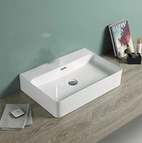 PW6042NTH - Above Counter / Wall Hung Basin 600x420x120MM