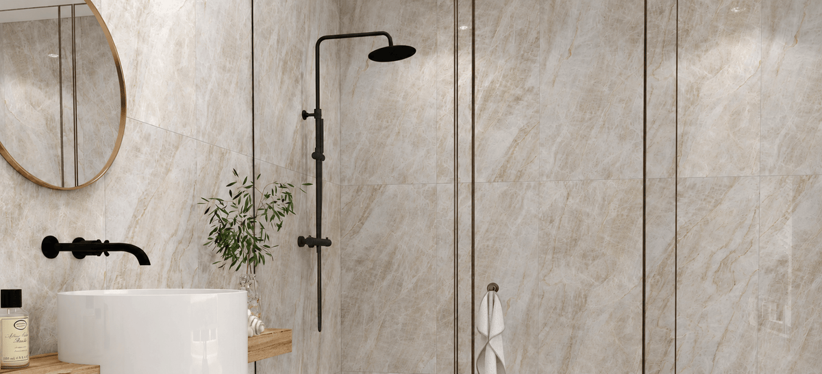 Euromarmo Taj Mahal Honed Stone Look Tile 150x150mm