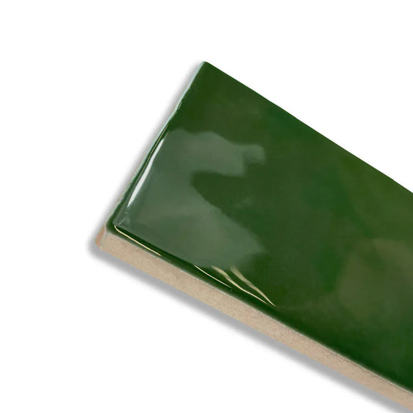 STI Tile Casablanca Bottle Green Gloss Subway Tile 58X242mm