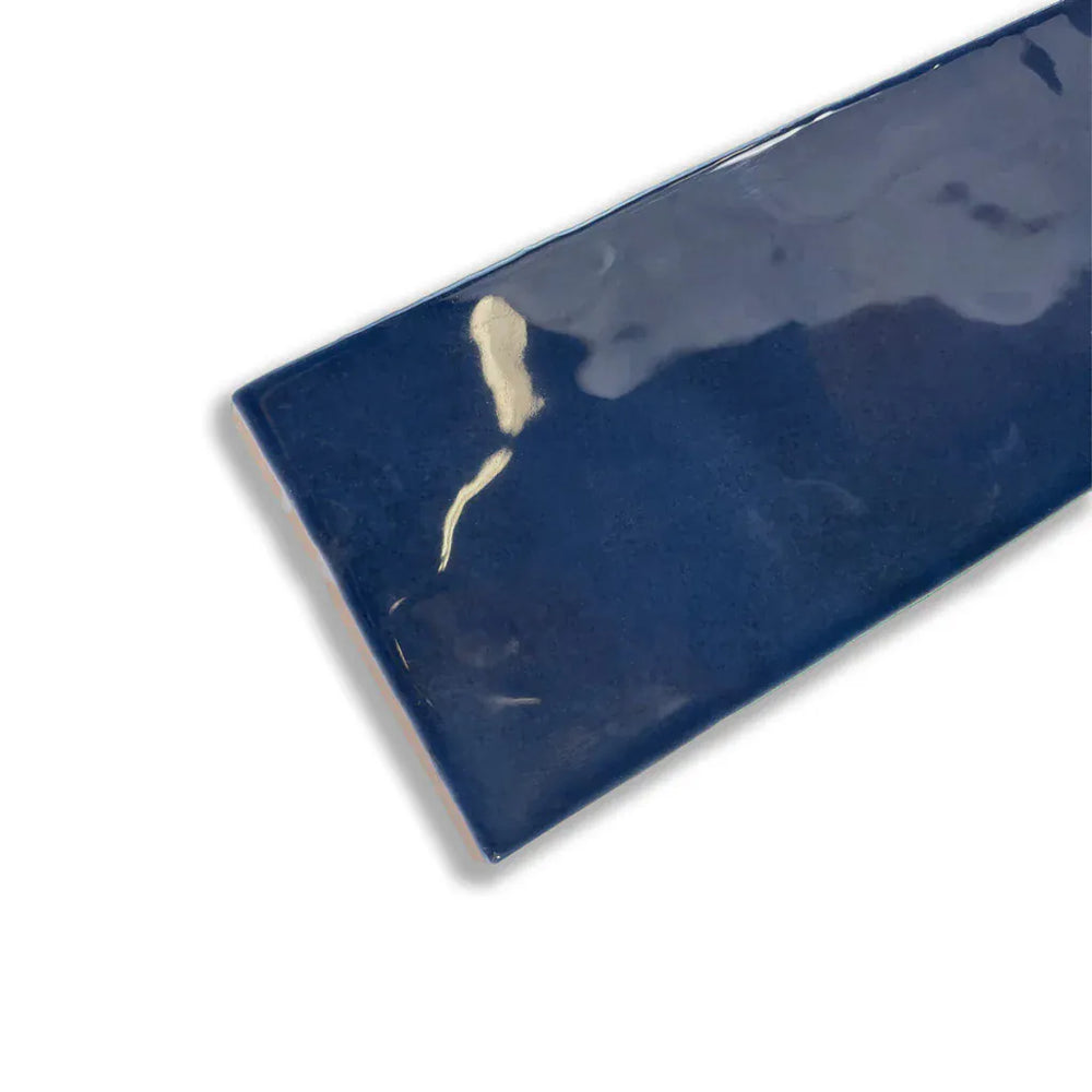 Casablanca Navy Blue Gloss Subway Tile 58X242mm