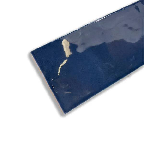 STI Tile Casablanca Navy Blue Gloss Subway Tile 58X242mm