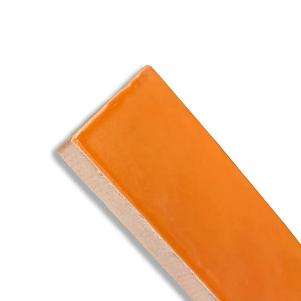 STI Tile Casablanca Orange Gloss Subway Tile 58X242mm
