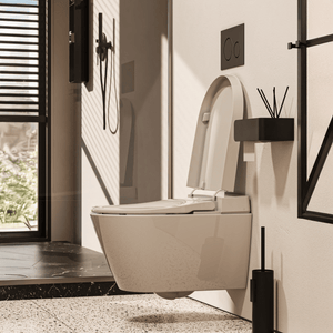 Noveen Toilets V7201 — PARIS SMART Rimless Wall Hung Toilet Suite