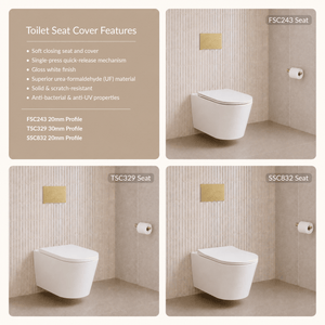 Noveen Toilets T053E – PARMA Geberit Package
