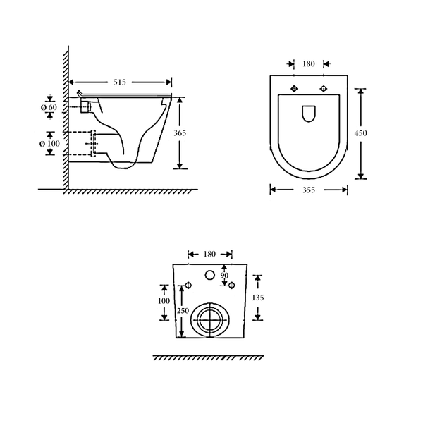 Noveen Toilets T053E – PARMA R&T Package