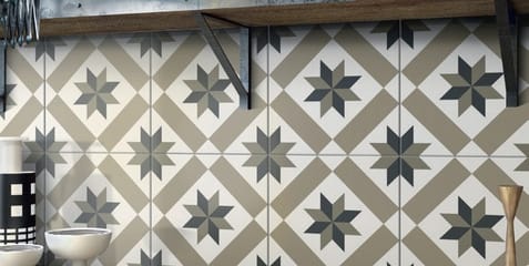 STI Tile Picasso Lucky Star Pattern Tile 200x200mm