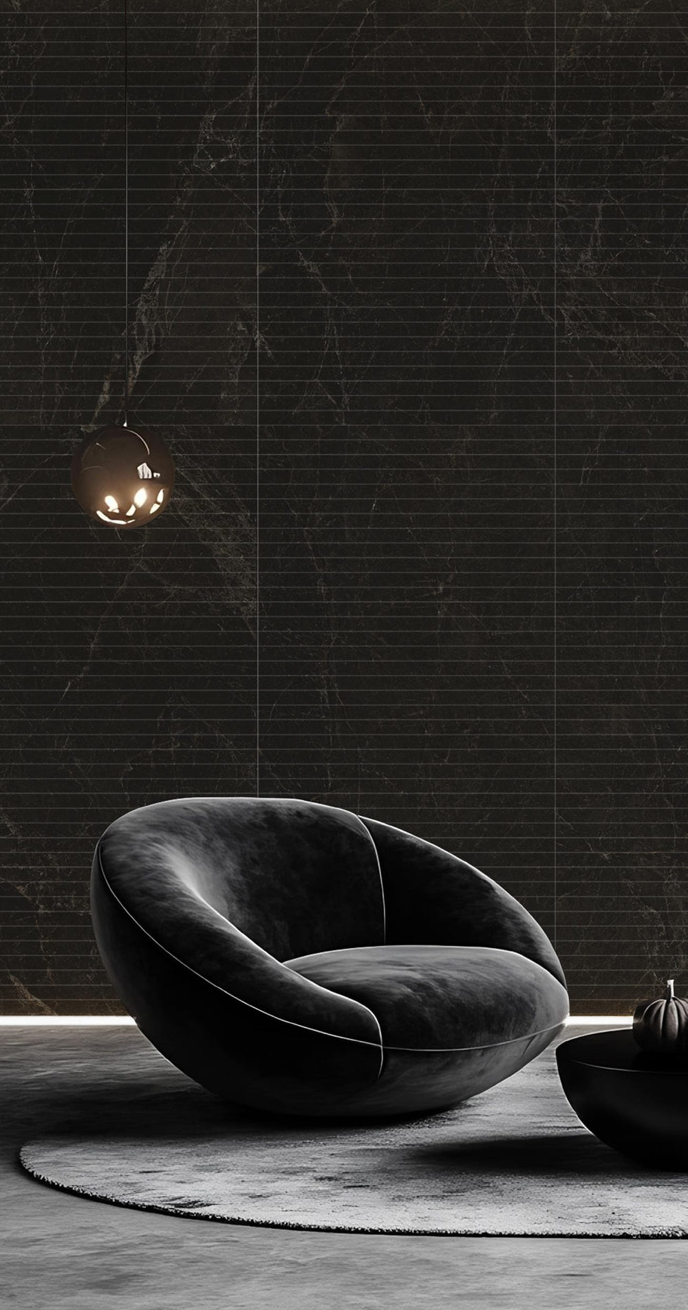 Pietra Black Strip Mosaic 28x600mm Strips 300x600x10m