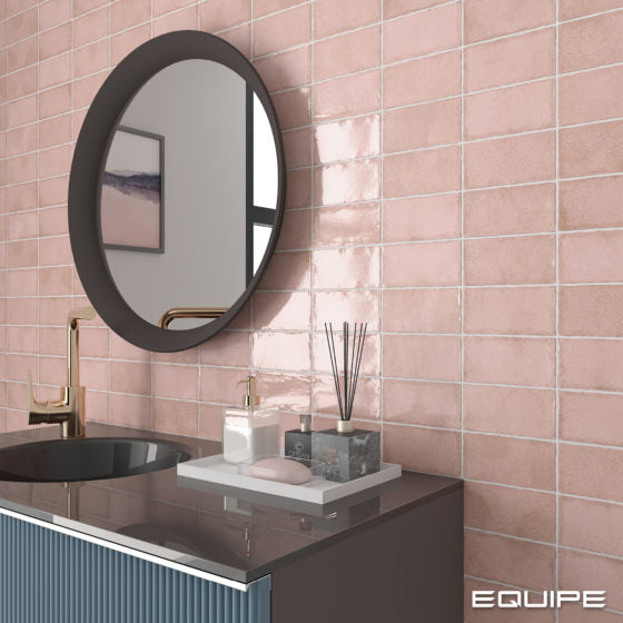 Altea Dusty Pink 75x150mm Spanish wall tiles