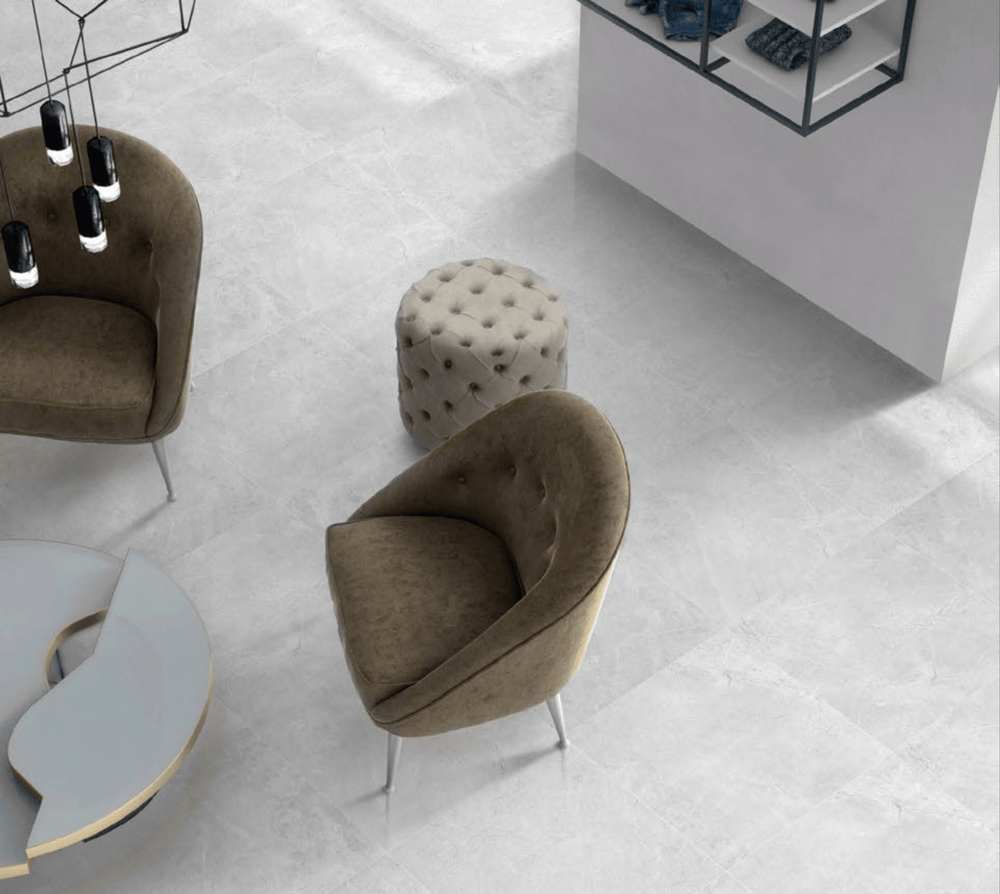 Portofino Ice Matt Stone Look Tile 600X600mm