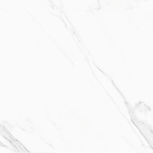 GNS Tile Prime Wanda  White Polished Marble Look Tile 600x600mm