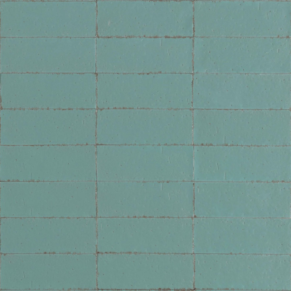 RAG0016 GLACE TURCHESE GLOSS 75X200MM 00RAEY56 Made in Spain