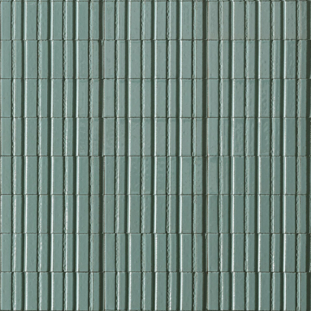 RAG0017 GLACE TURCHESE GLOSS STRUCTURE 3D RAYE 75X200MM 00RAEP52 Made in Spain