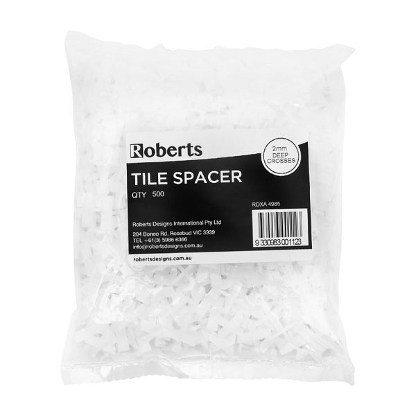 RDXA4985 ROBERTS DESIGN DEEP X SHAPE SPACER 2MM*500 BAG