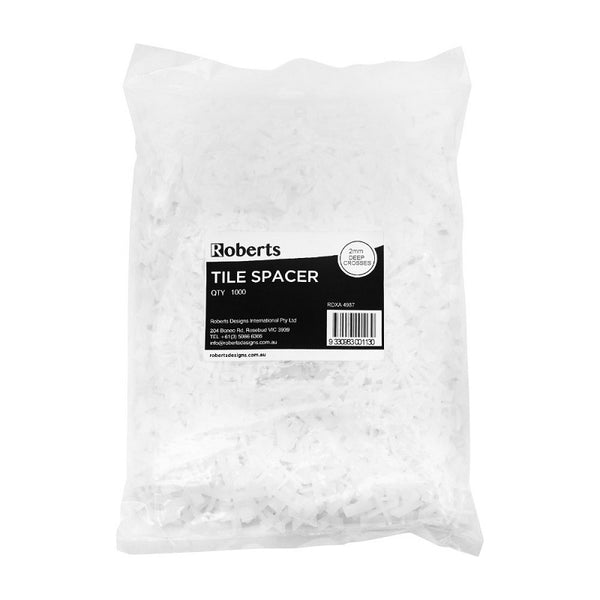 RDXA4987 ROBERTS DESIGN DEEP X SHAPE SPACER 2MM*1000 BAG