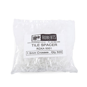 RDXA5001 ROBERTS DESIGN X SHAPE SPACER 1.5MM*500 BAG