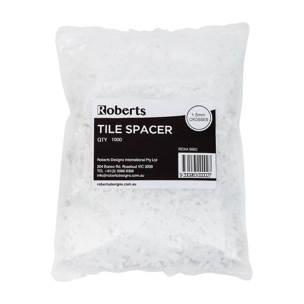 RDXA5002 ROBERTS DESIGN X SHAPE SPACER 1.5MM*1000 BAG