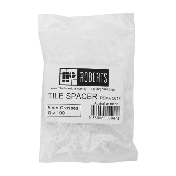 RDXA5015 Roberts Design X Shape Spacer 5MM*100 Bag